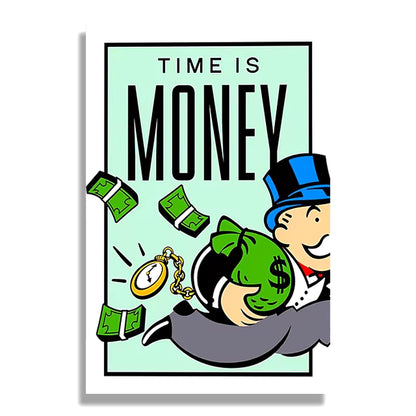 Monopoly Millionaire Wall Art Dream Big Canvas